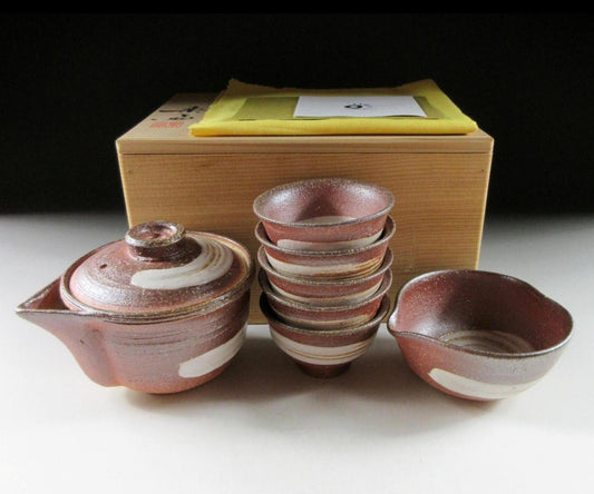 Takahashi Rakusai IV Wood Fired Tea Set