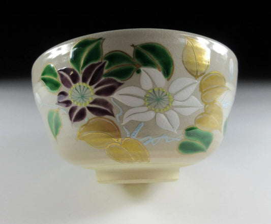 Oshikoji Gama Clematis Chawan Tea Bowl