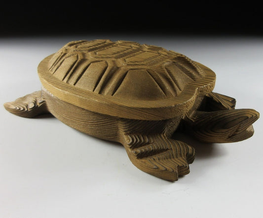 Hand Carved Nezuko Turtle Box #2