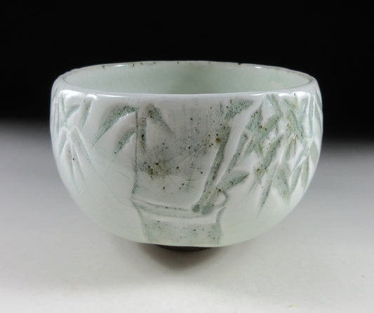 Mashiko-ware Chawan with Celadon Glaze