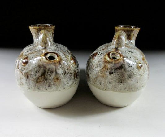 Pair of Vintage Fugu Tokkuri