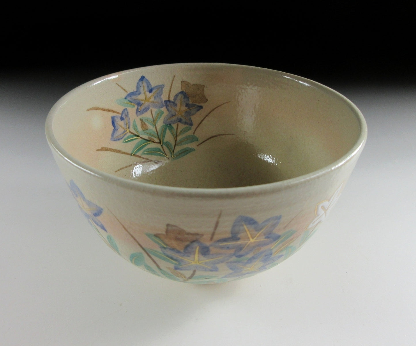 Nakamura Kaho Bellflower Chawan