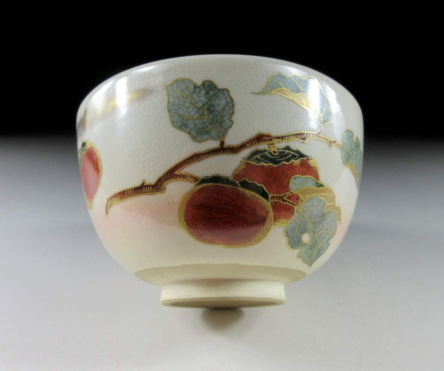 Kawazoe Juraku II Persimmon Chawan