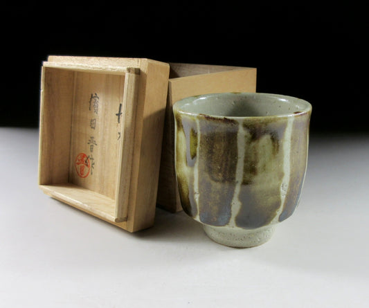Hamada Shinsaku Mashiko-ware Yunomi