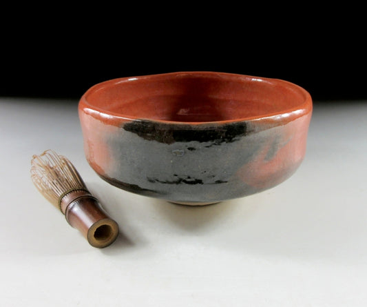 Katsura Gama Aka Raku Chawan