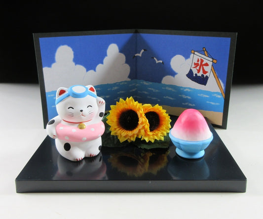 July Maneki Neko Display