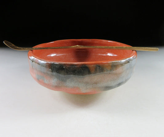 Sasaki Shoraku Aka Raku Hira Chawan