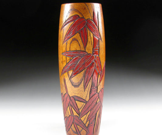 Wooden Lacquerware Vase