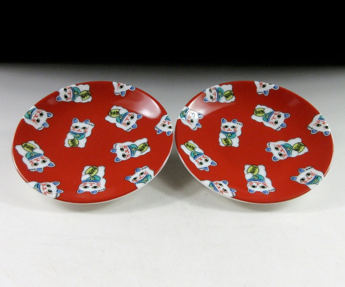 Seiko Gama Maneki Neko Mamezara Plates