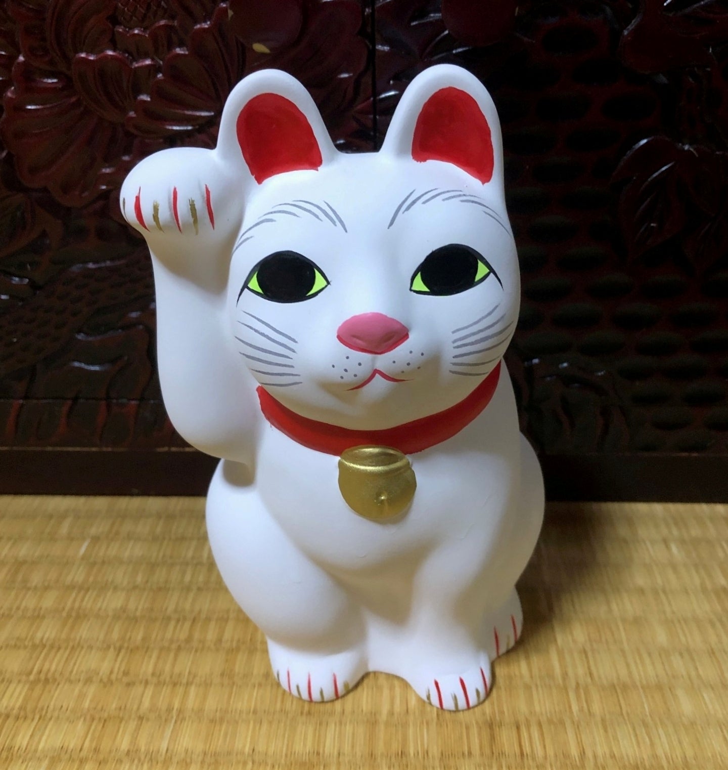 RESERVED - 7.5" Gotokuji Temple Maneki Neko