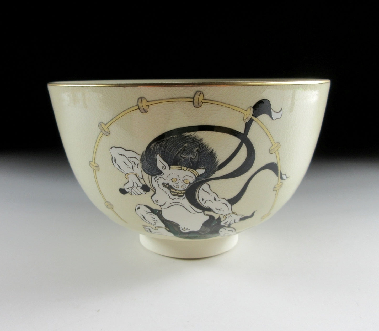 Kato Tozan 'Raijin' God of Thunder Chawan