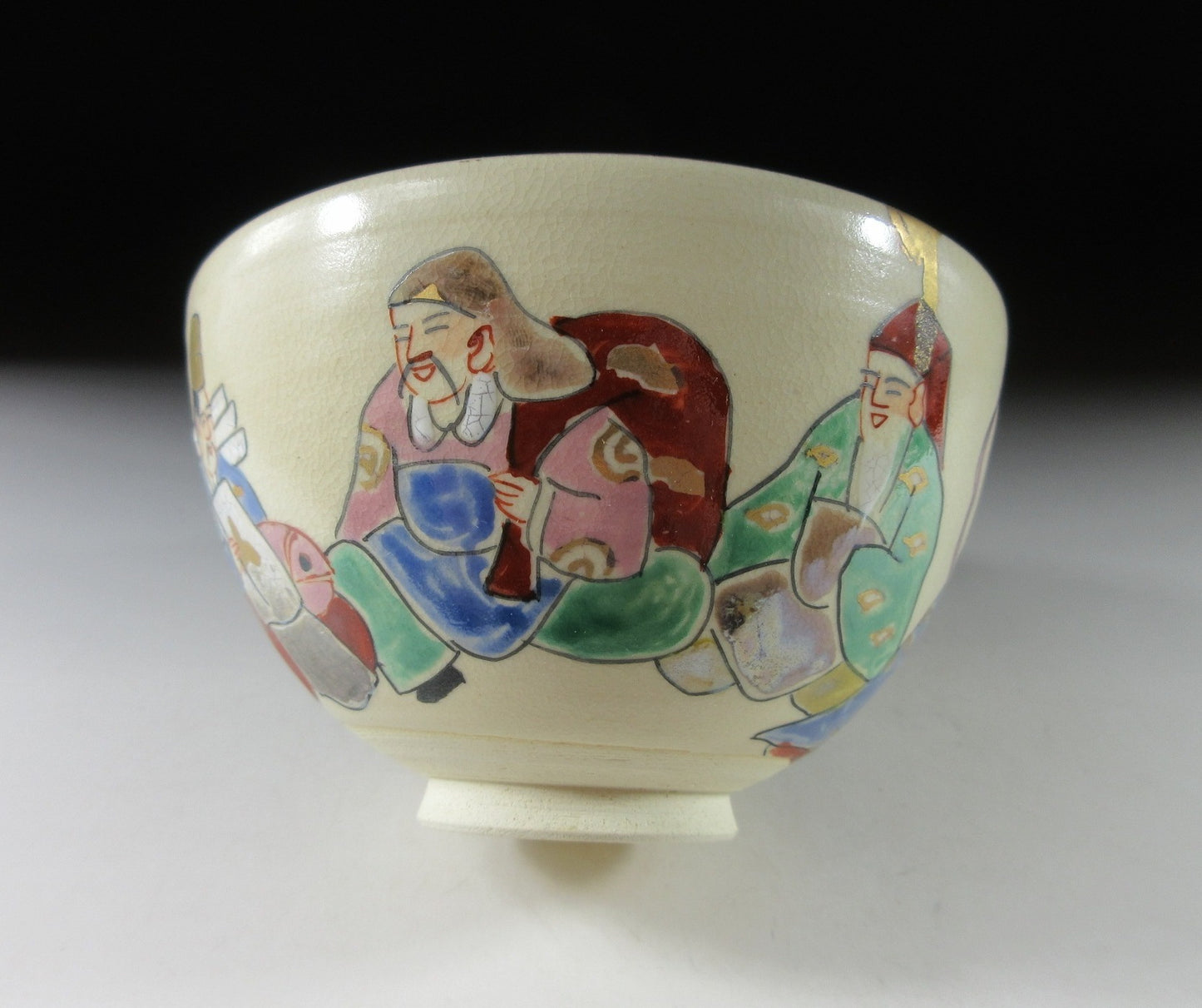 Kyo-ware Shichifukujin Chawan