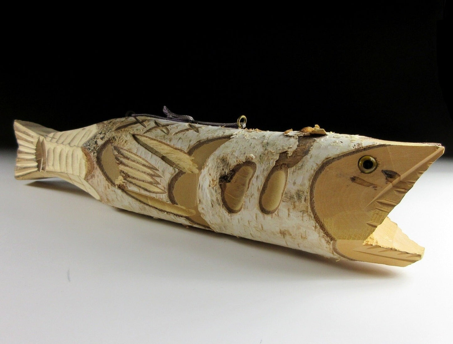 Wooden Fish Ornament #1