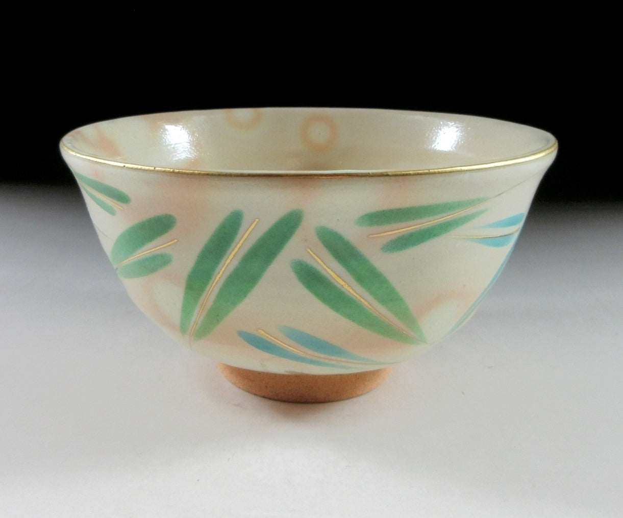 Tezuka Toho Bamboo Motif Chawan