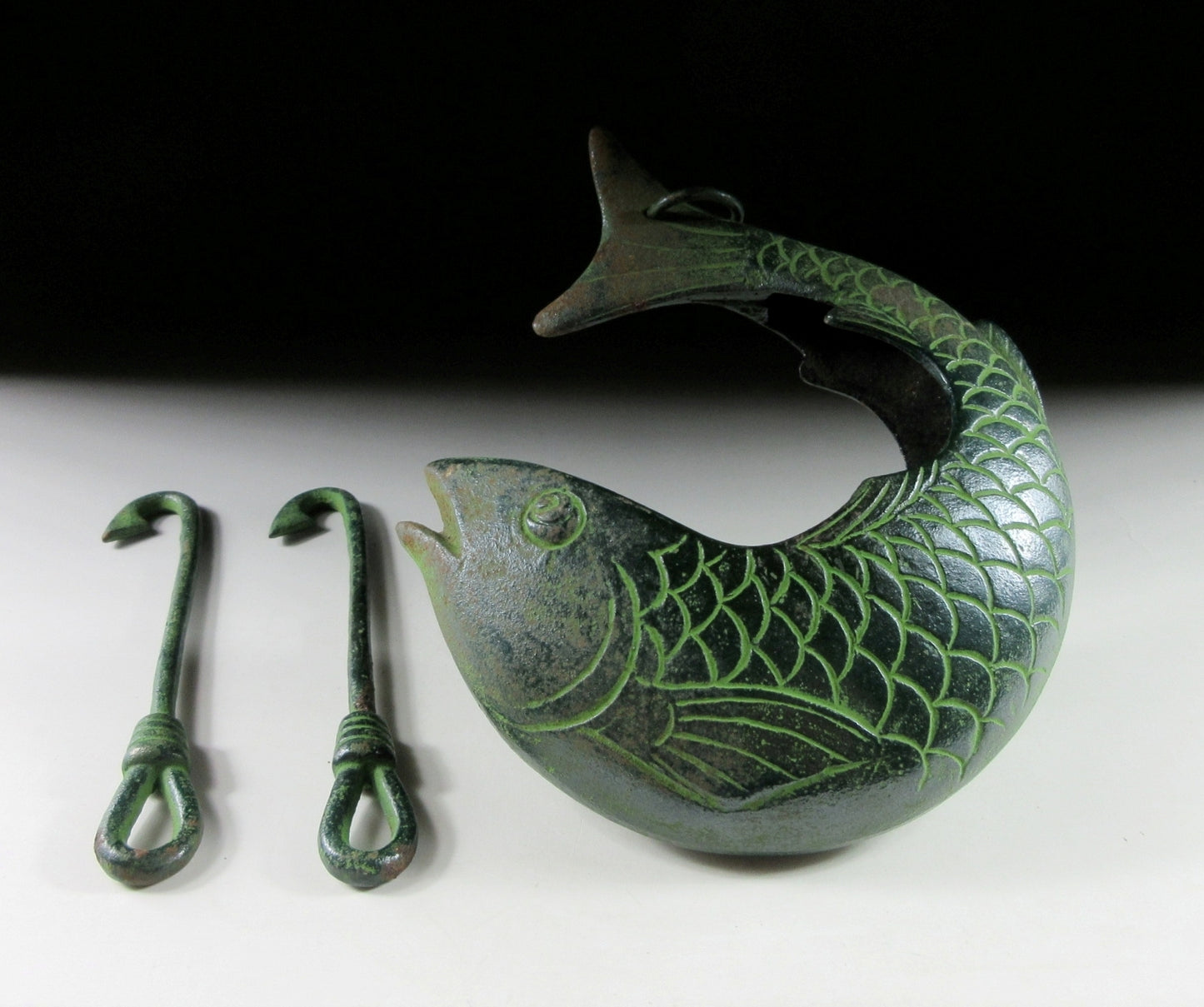 Vintage Nambu Tekki Hanging Vase