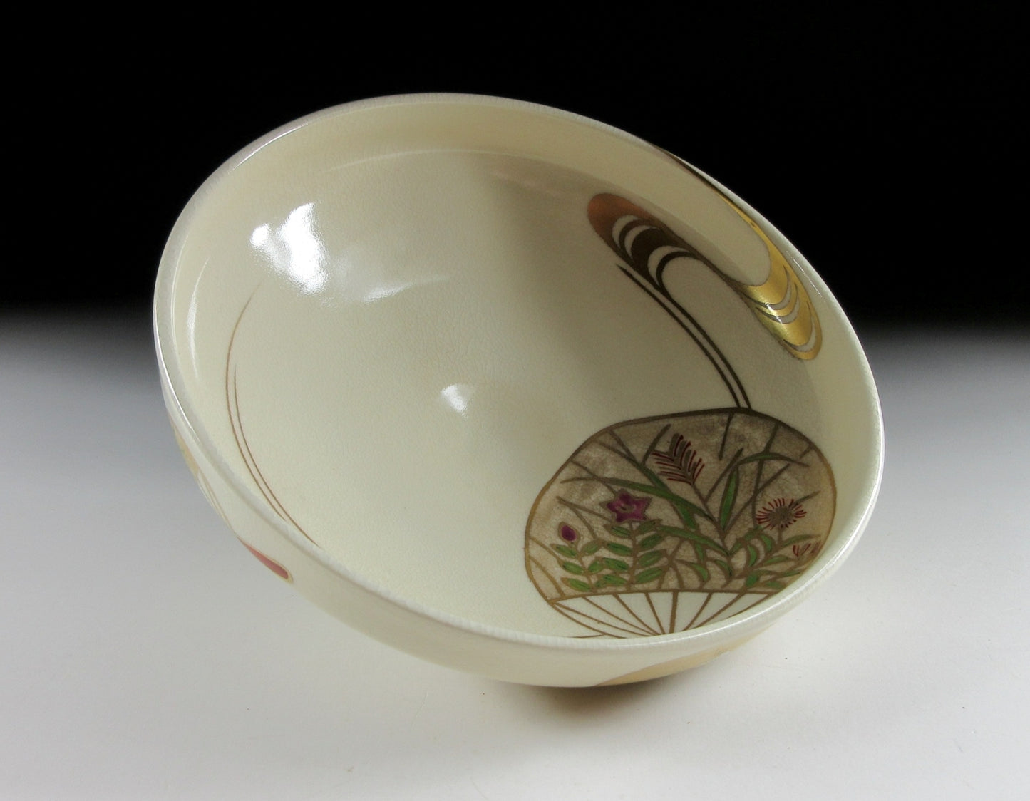 Hashimoto Shiun Uchiwa Hira Chawan