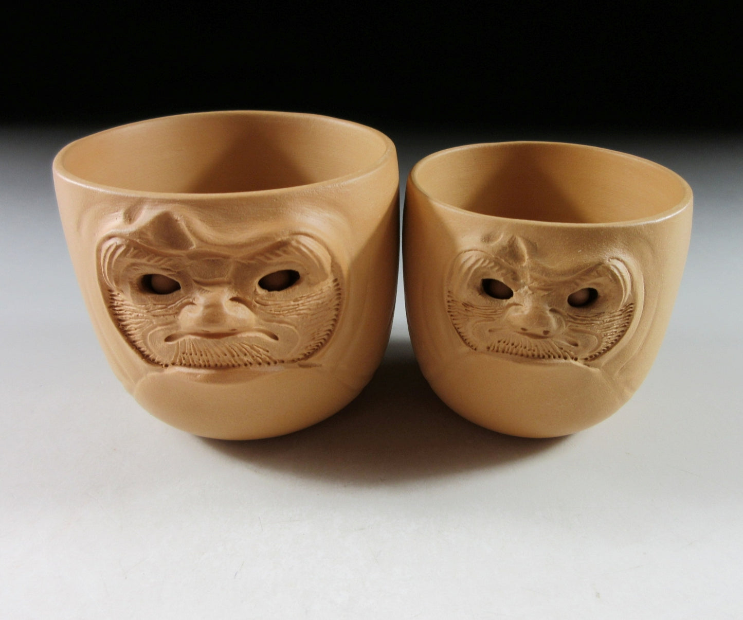 Miura Ginichiro Akita-ware Yunomi Tea Cups