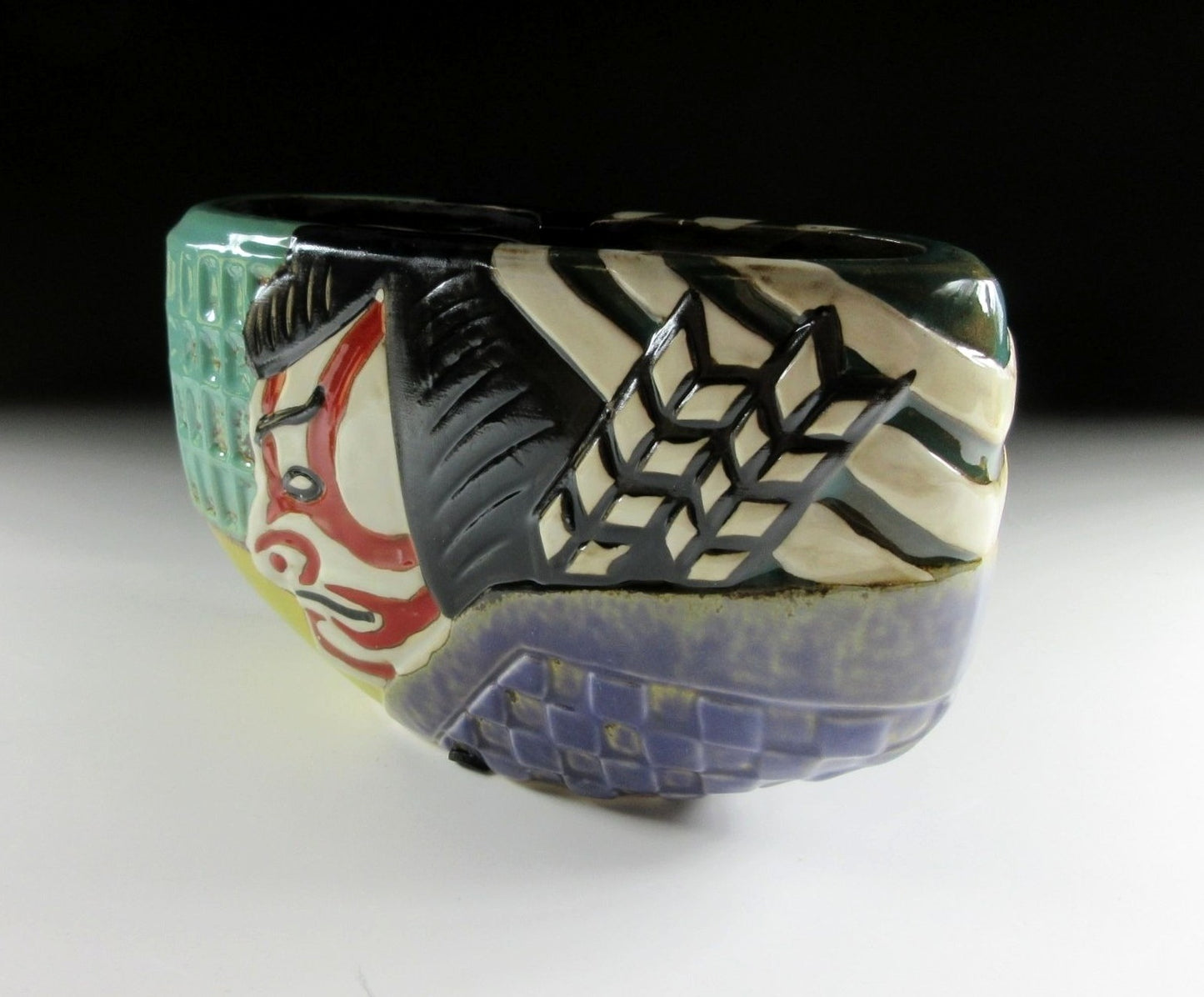 Kabuki Themed Mosquito Coil Holder