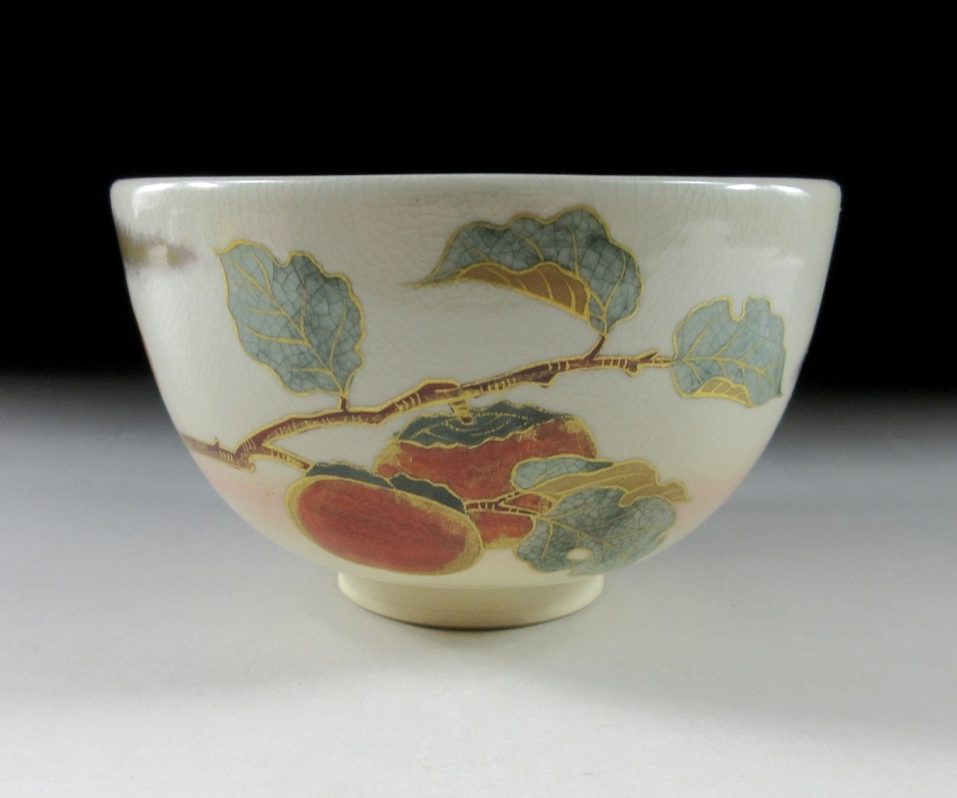 Kawazoe Juraku II Persimmon Chawan