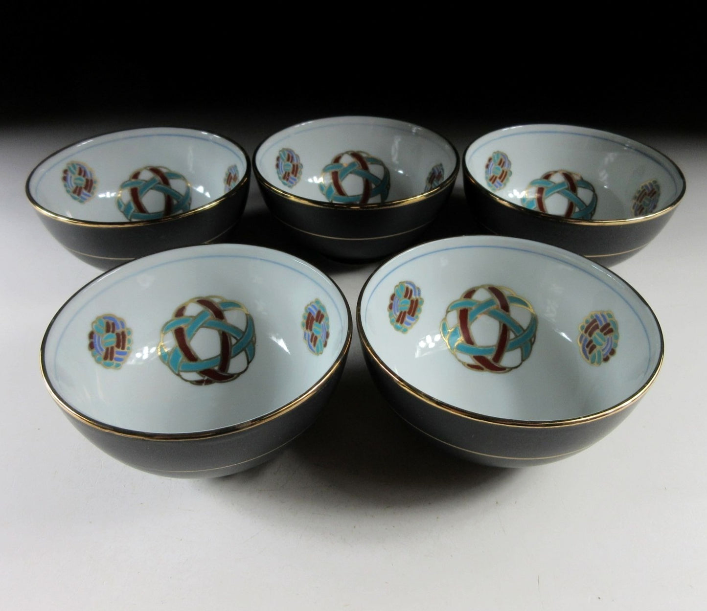 Kutani Temari Sencha Tea Cups