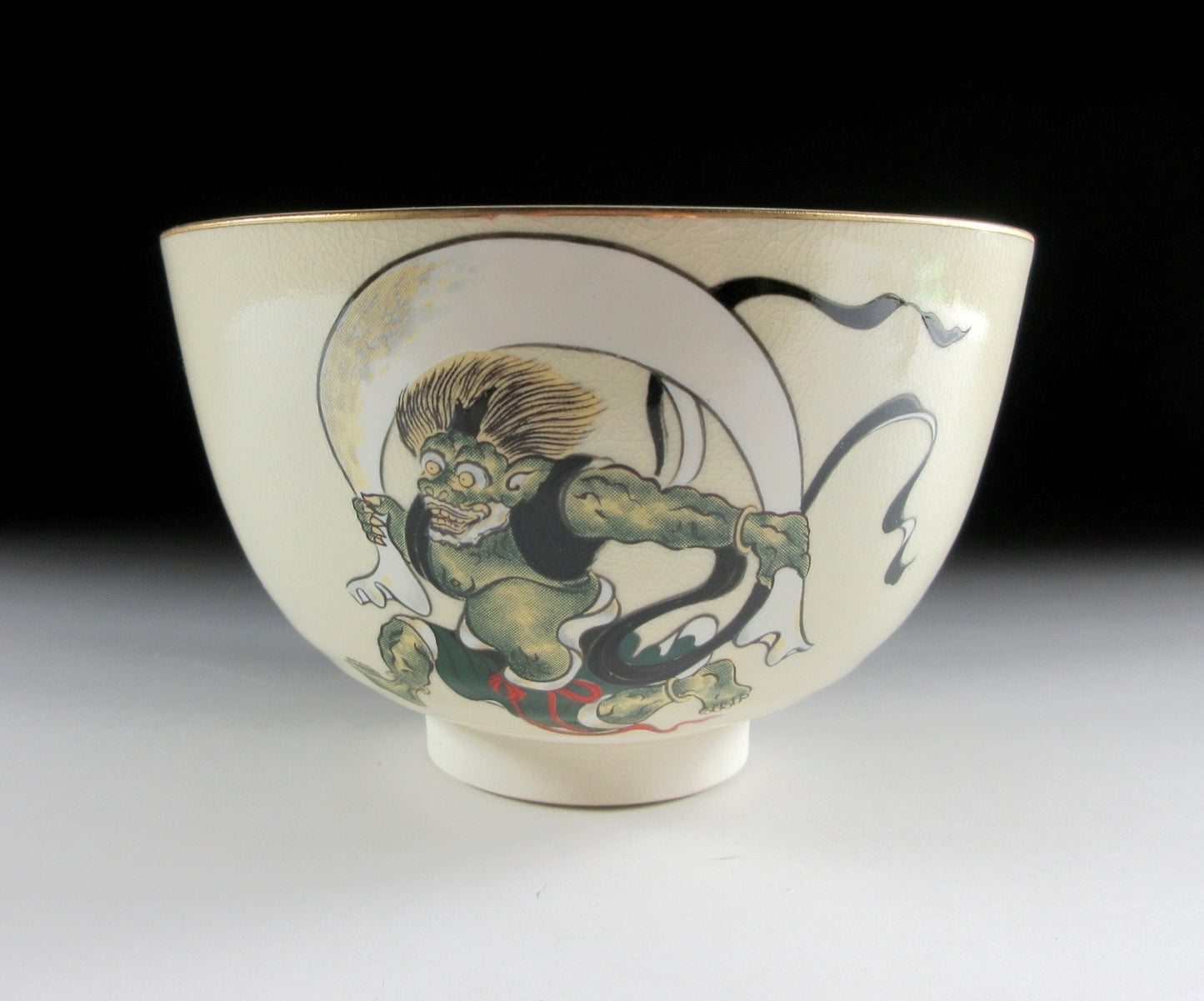 Kato Tohzan 'Fujin' God of Wind Chawan