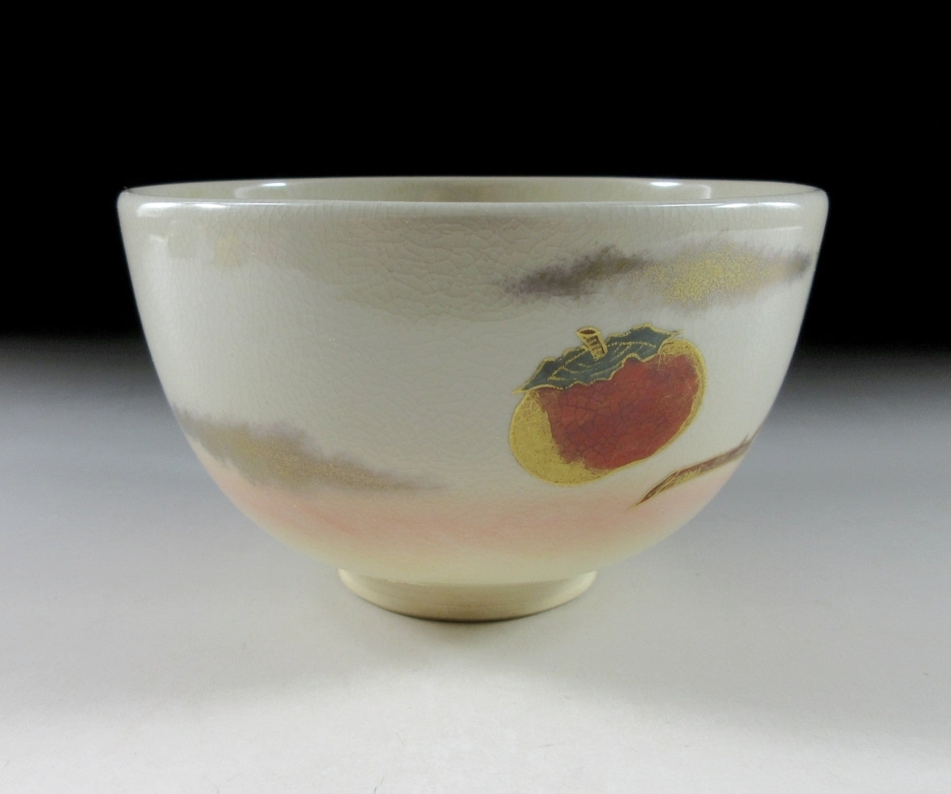 Kawazoe Juraku II Persimmon Chawan