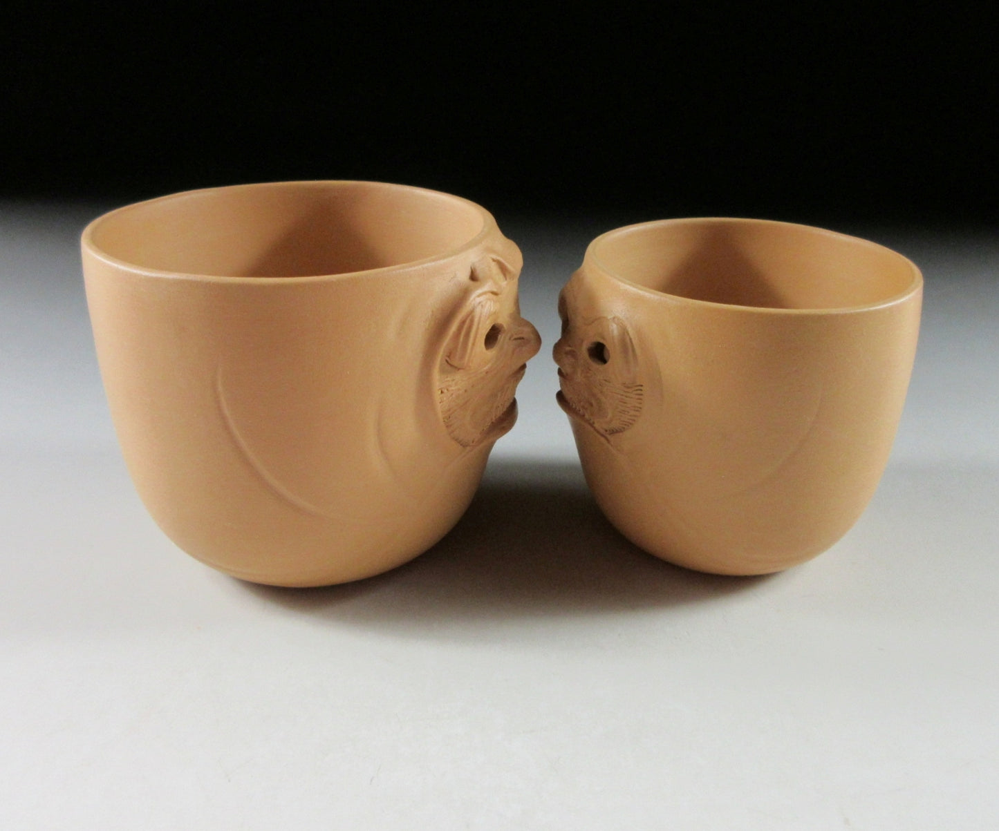 Miura Ginichiro Akita-ware Yunomi Tea Cups