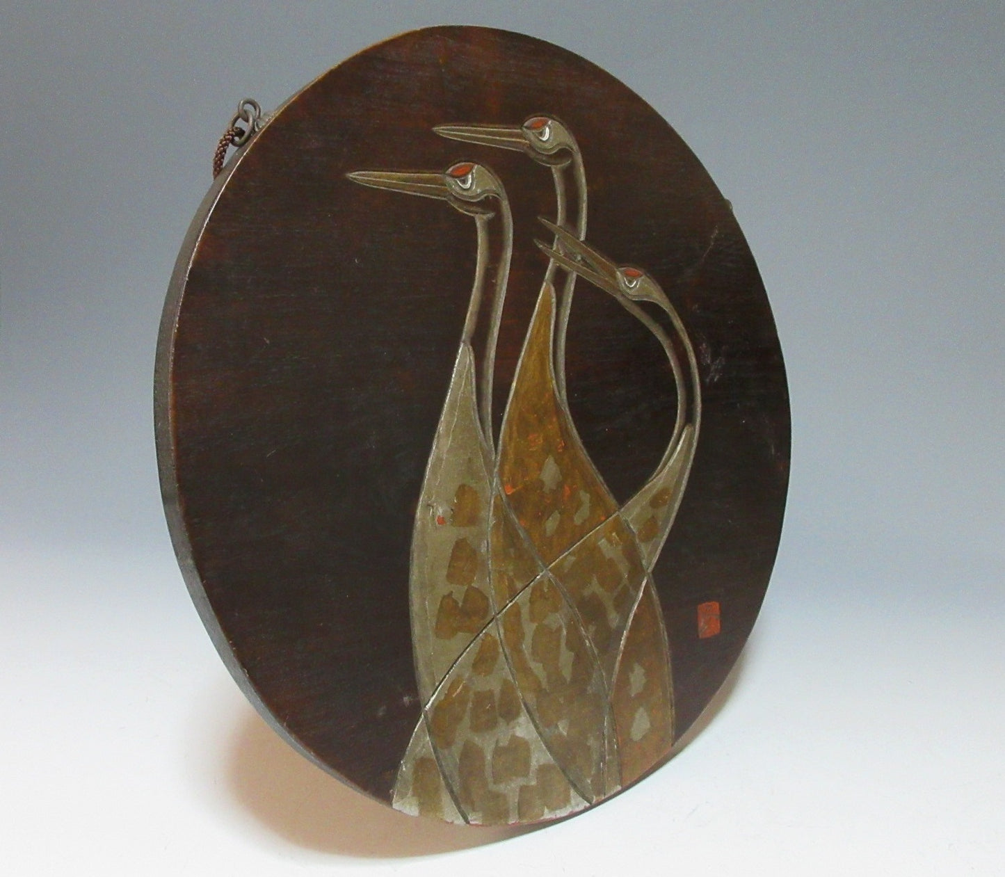 Vintage Crane Wall Hanging