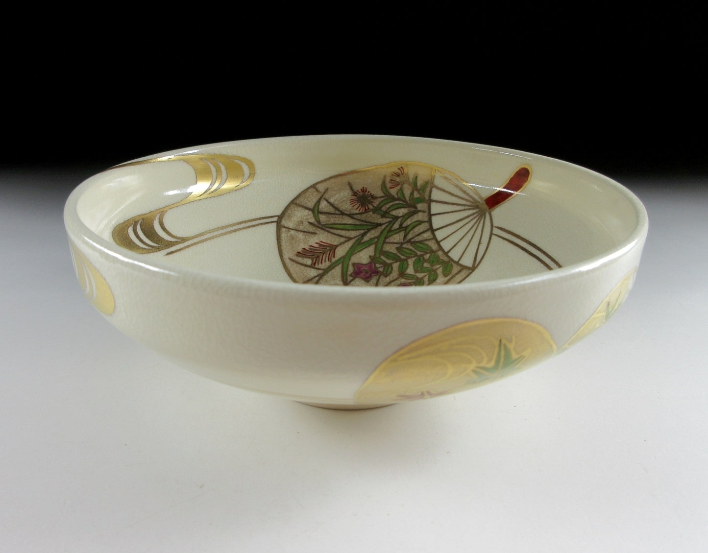 Hashimoto Shiun Uchiwa Hira Chawan