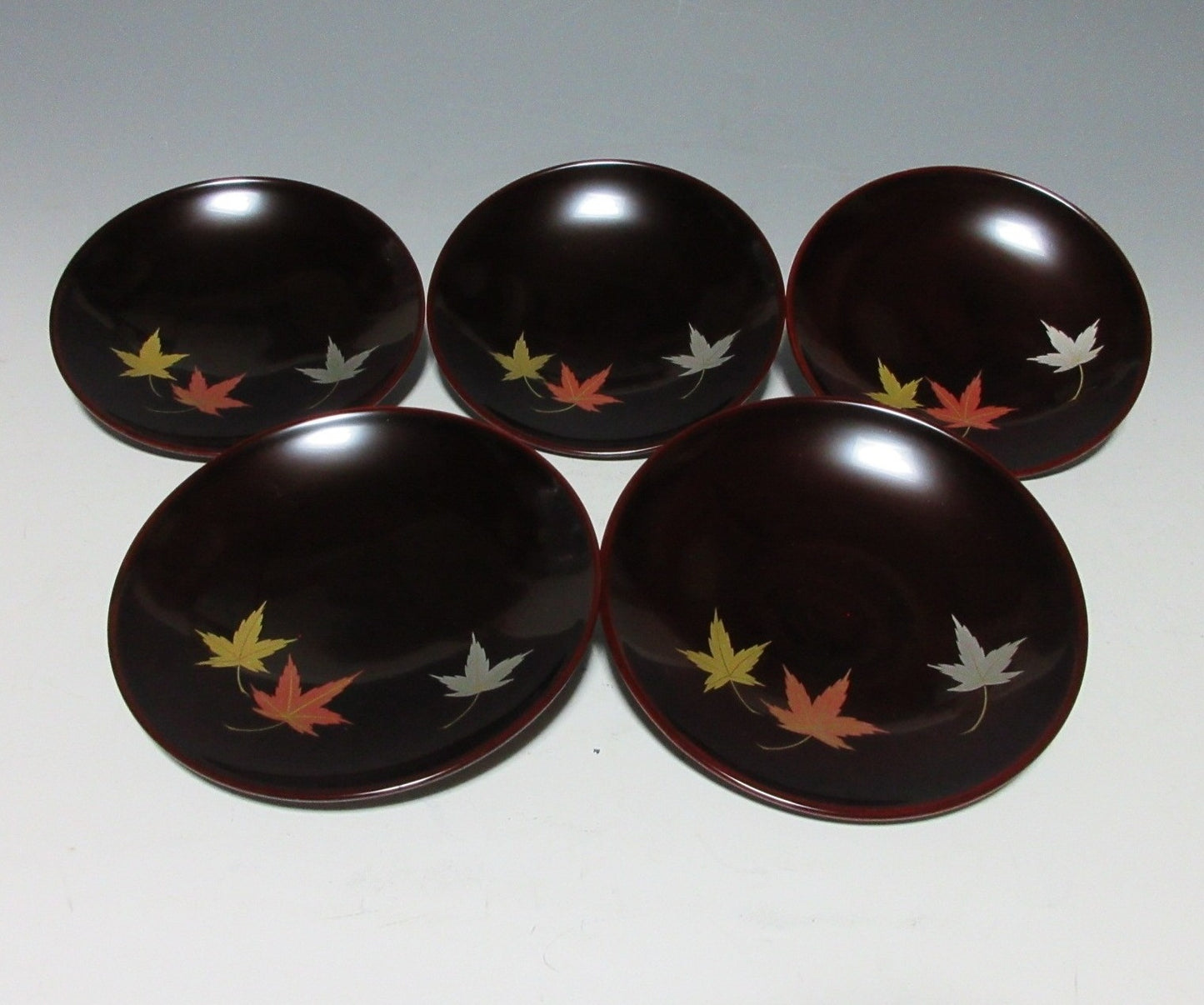 Kato Takeo Aizu-nuri Plates