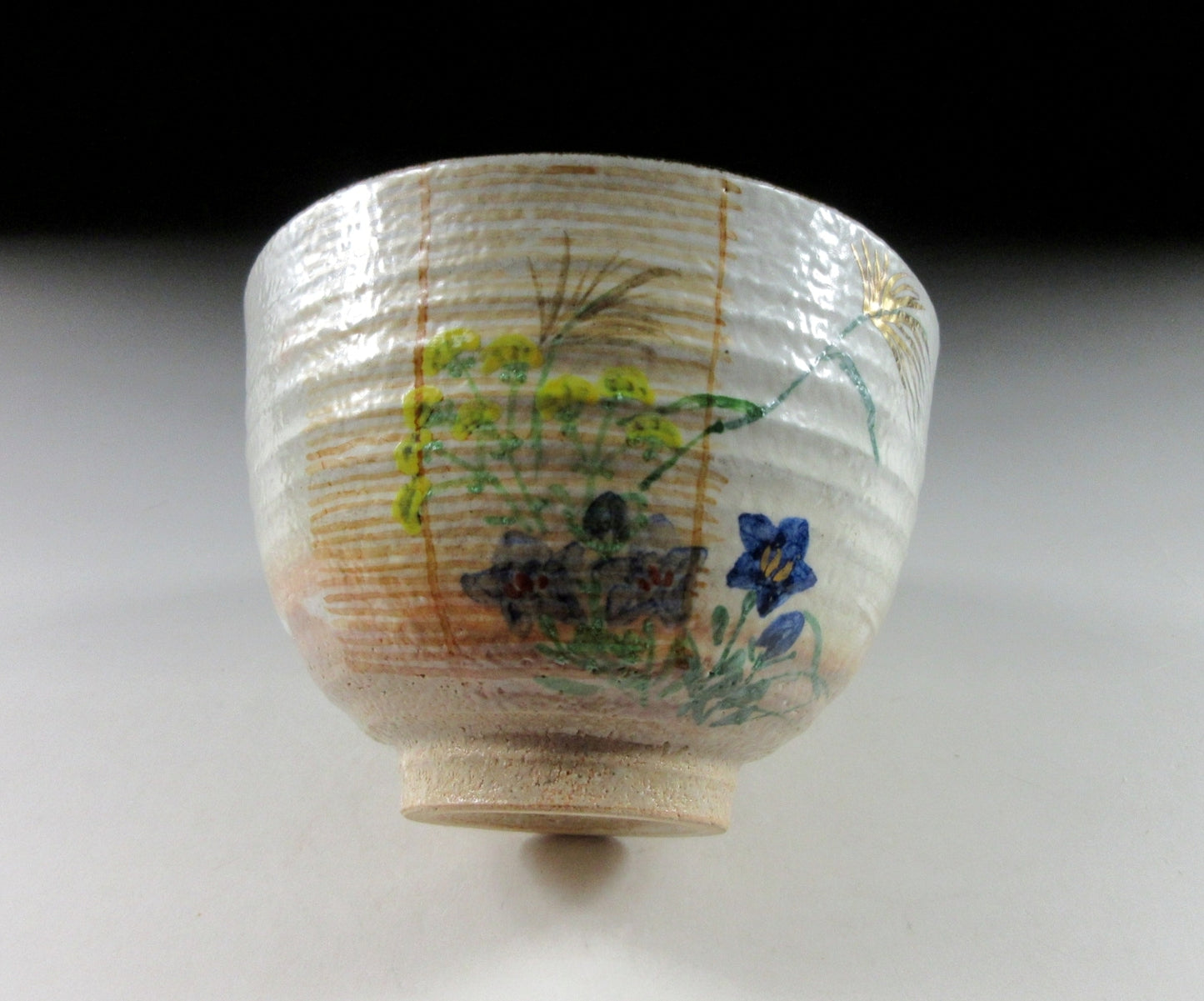 Yoshizo Asami IV Autumn Grass Chawan