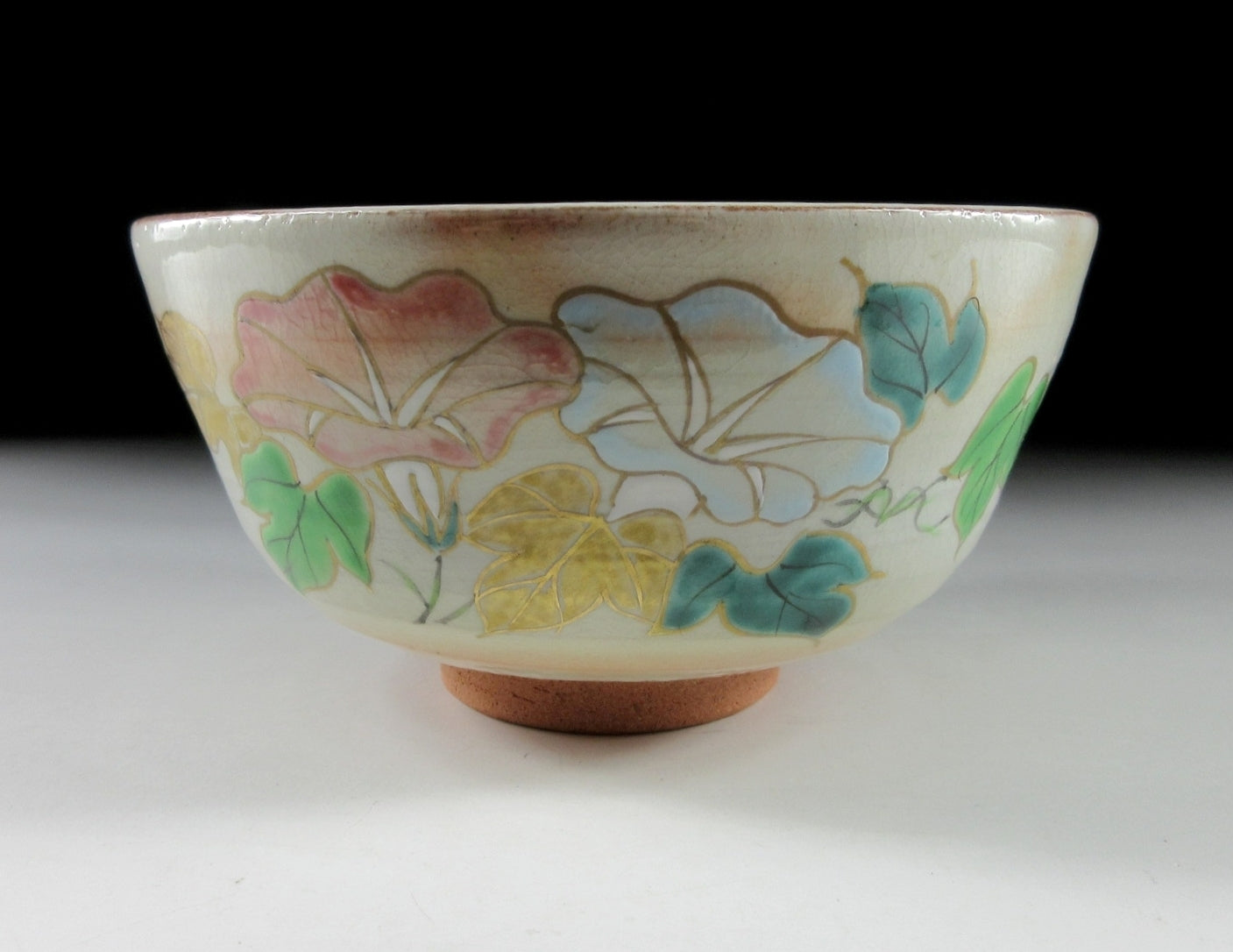 Oshikoji Gama Morning Glory Chawan