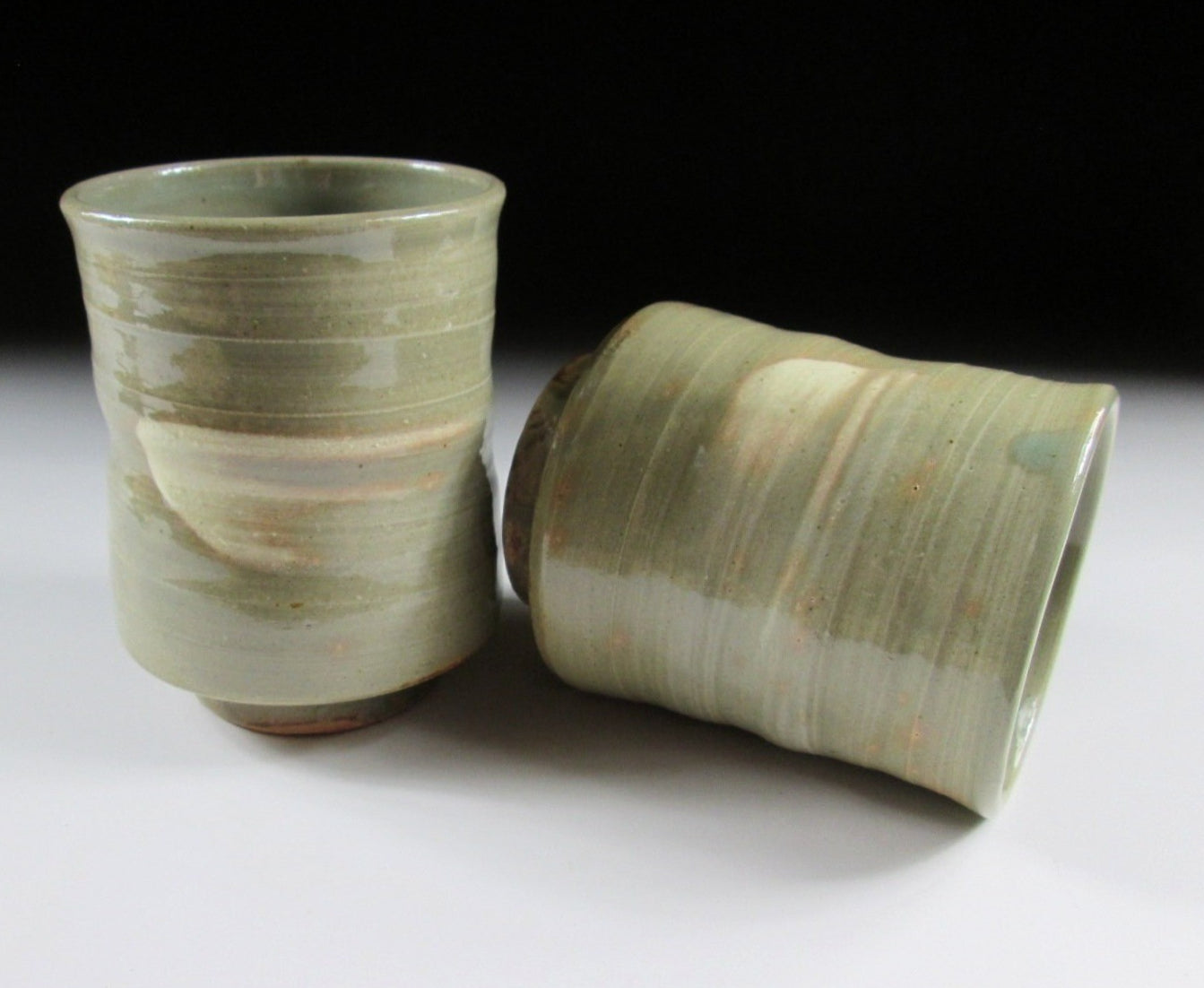 Tsuchiya Mikio III Fujina-ware Yunomi Tea Cups