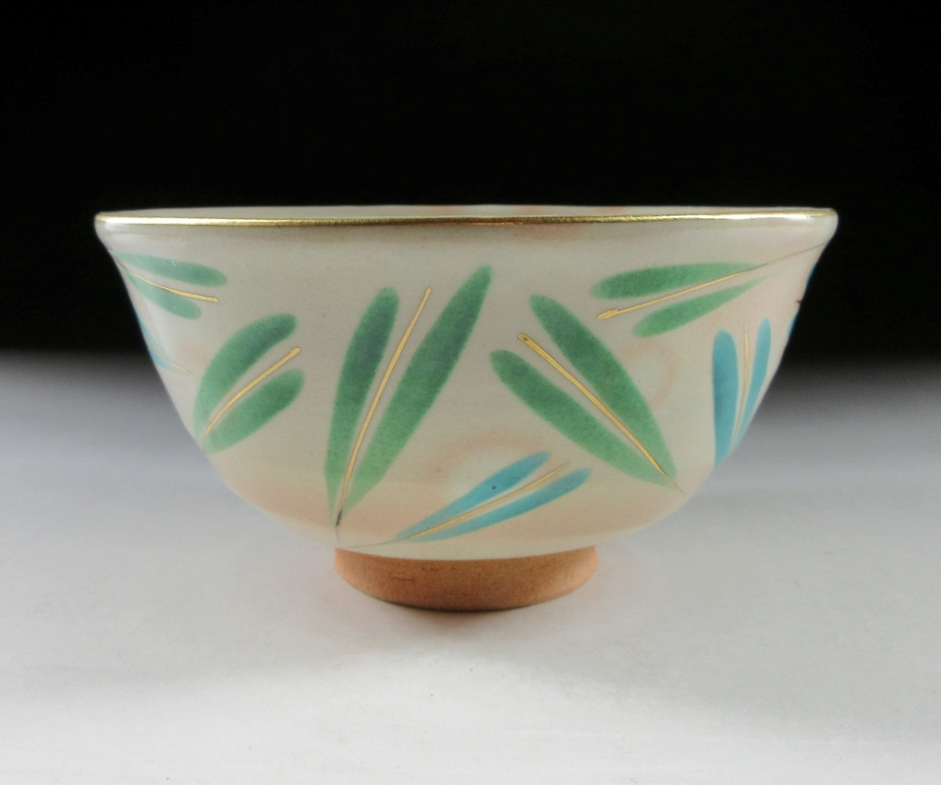 Tezuka Toho Bamboo Motif Chawan