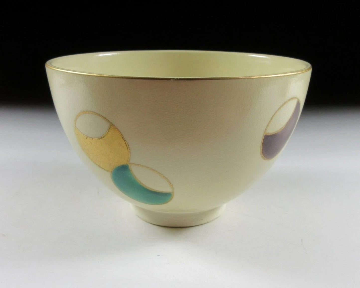 Kyo-ware 'Tsubo Tsubo' Chawan