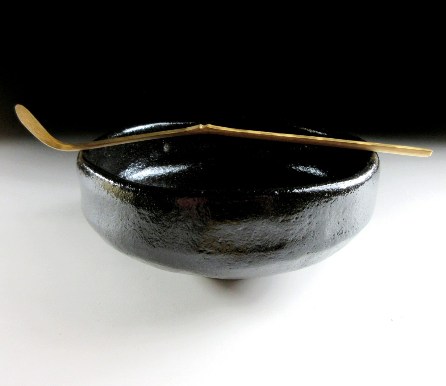 Fukui Rakuin Kuro Raku Chawan