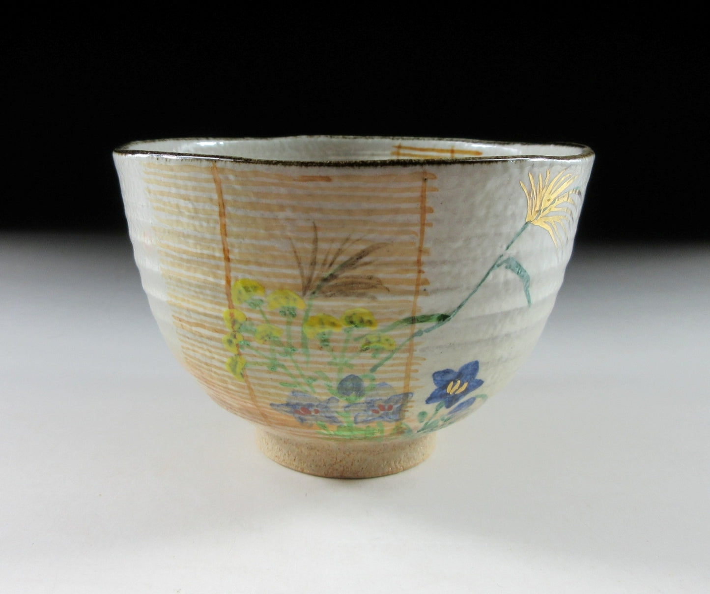 Yoshizo Asami IV Autumn Grass Chawan