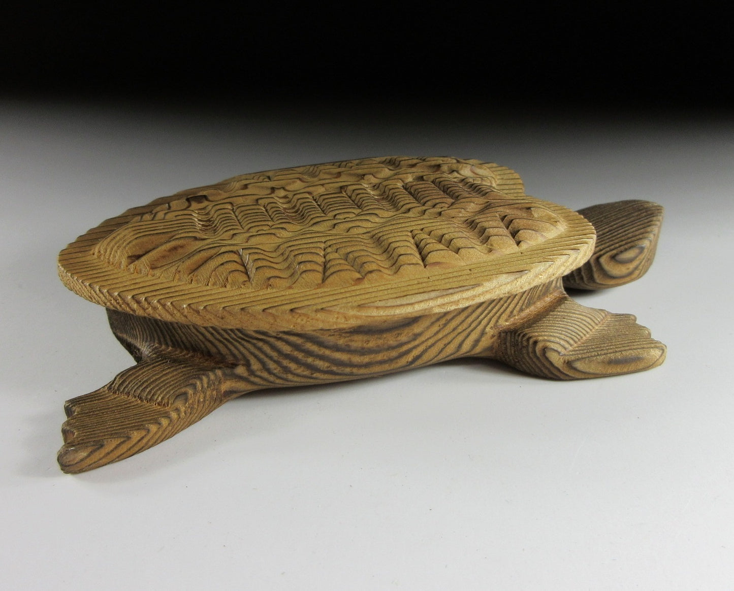 Hand Carved Nezuko Turtle Box