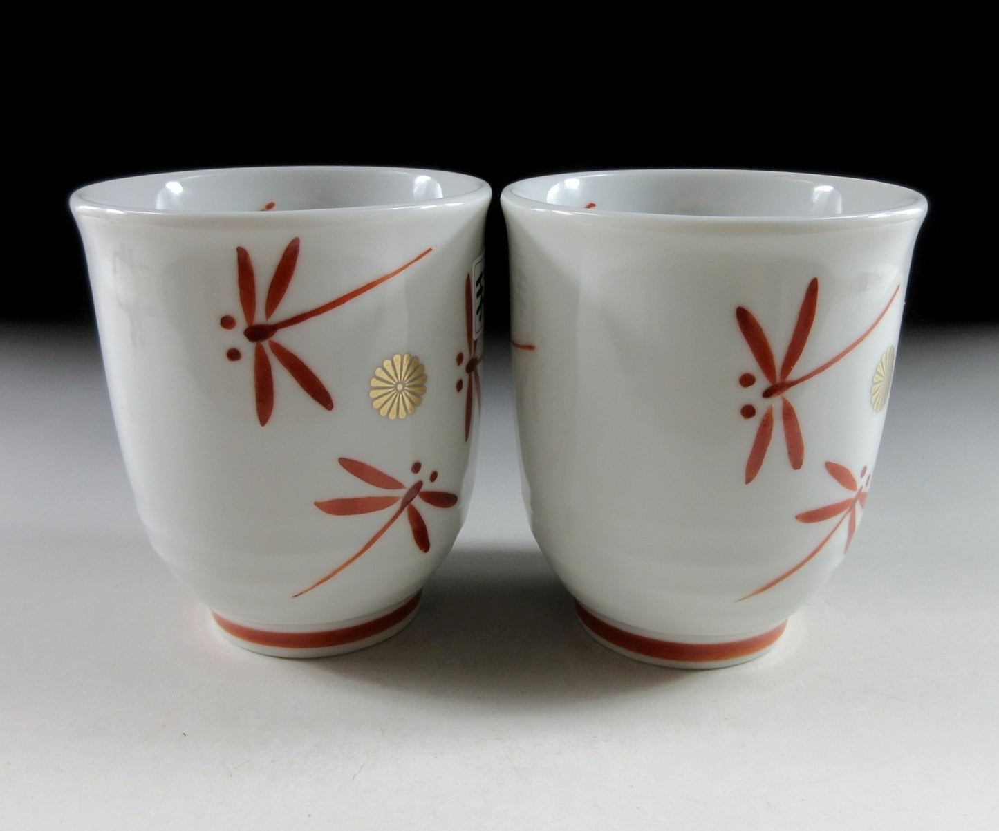 Kutani-ware Dragonfly Yunomi