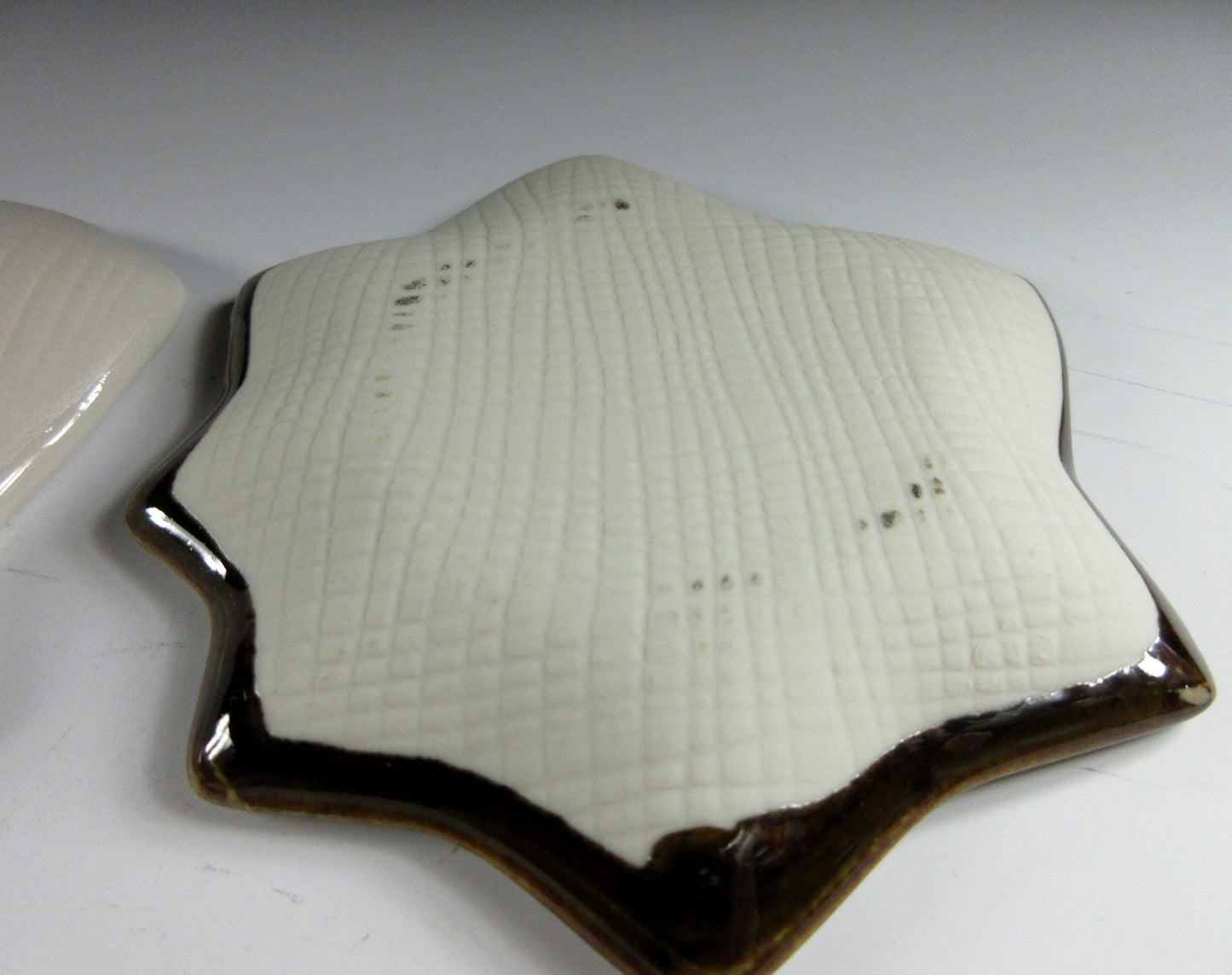 Set of Five Leaf Plates