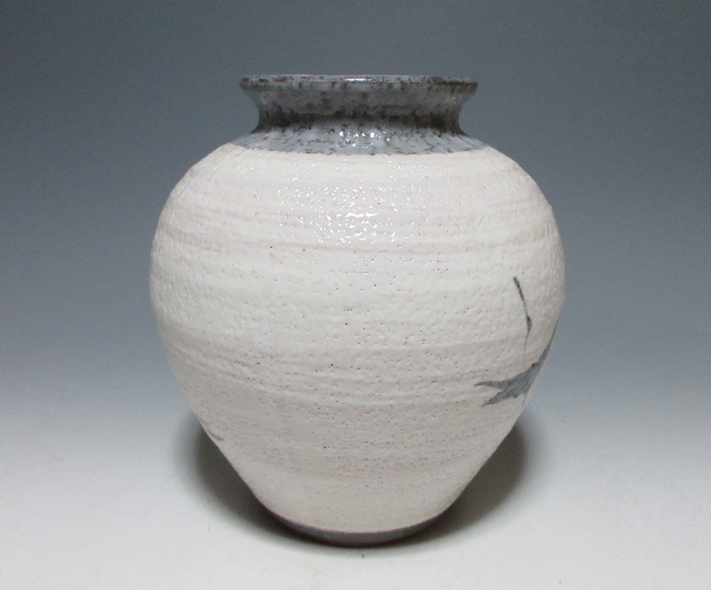 LARGE Kuwabara Kosaburo V Shino-ware Vase