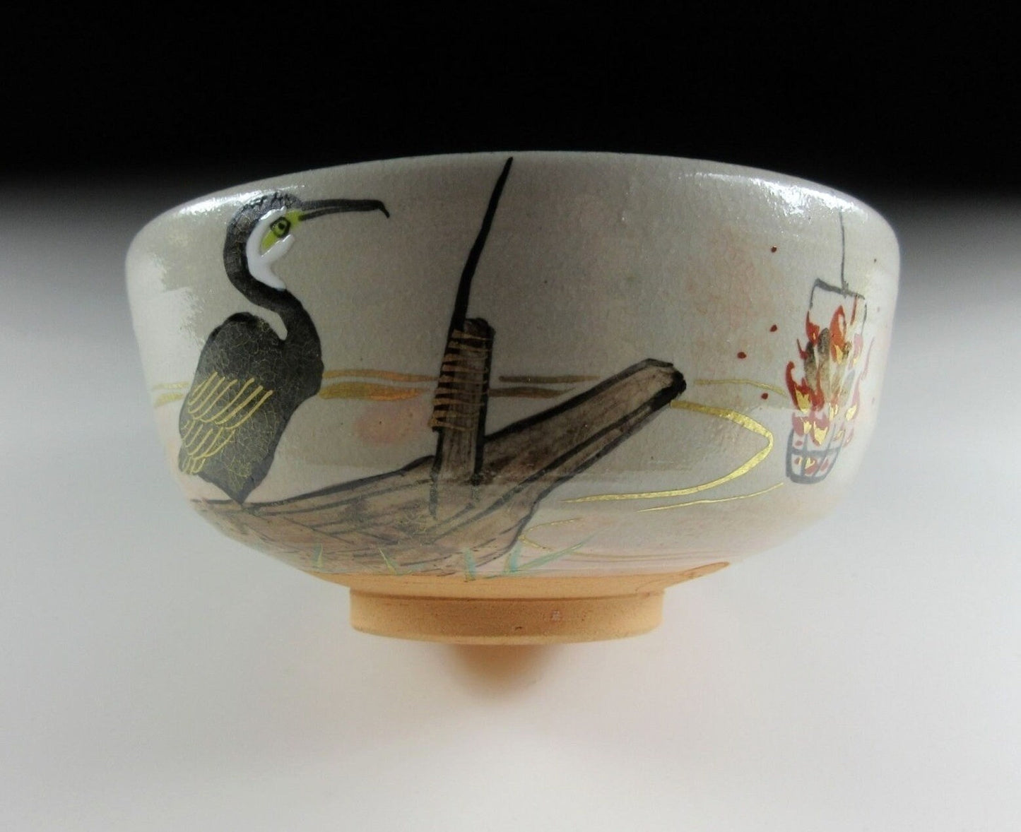 Hashimoto Shiun Cormorant Chawan