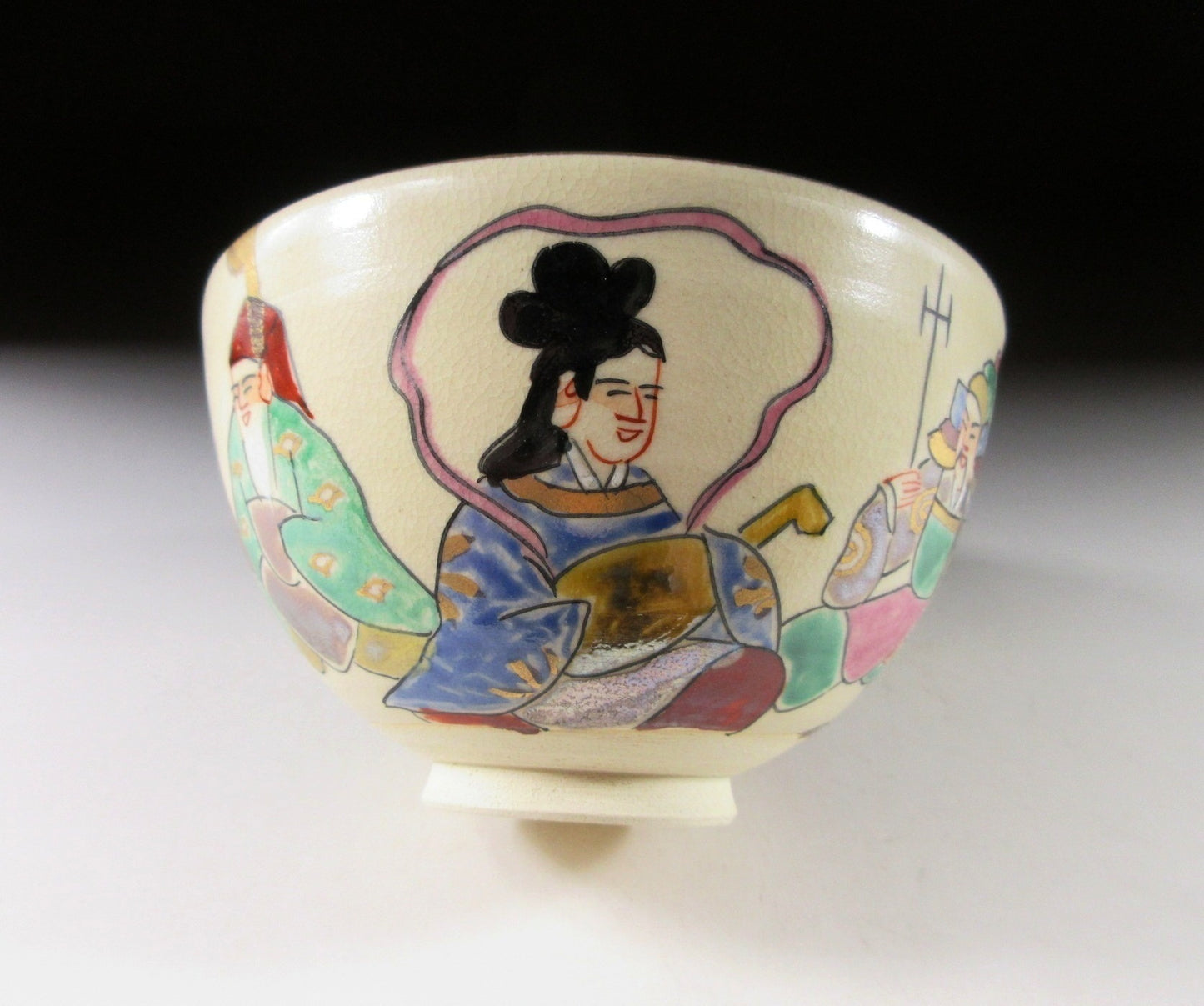 Kyo-ware Shichifukujin Chawan