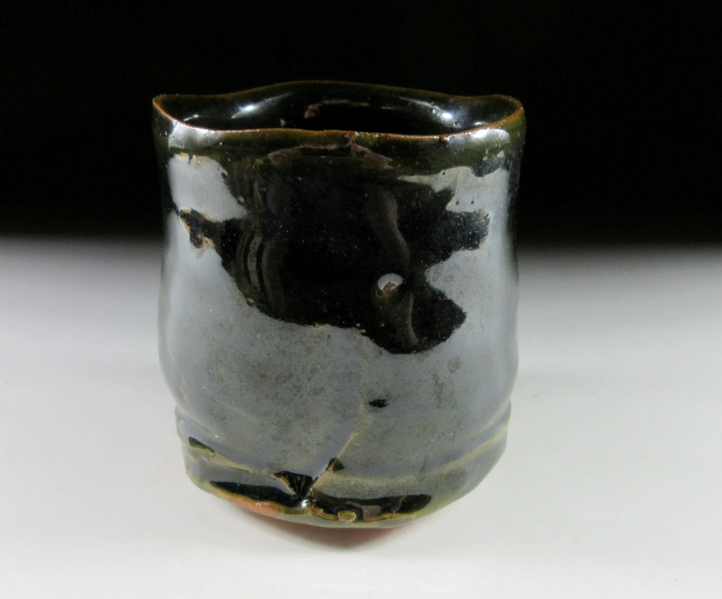 Tomori Yukio Oribe Glaze Yunomi #2