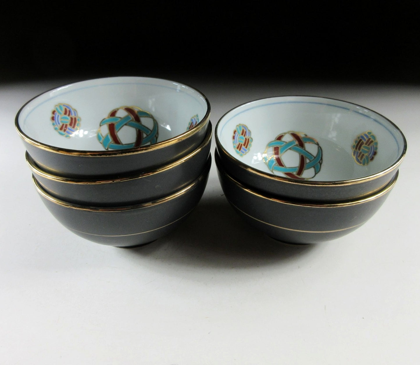 Kutani Temari Sencha Tea Cups