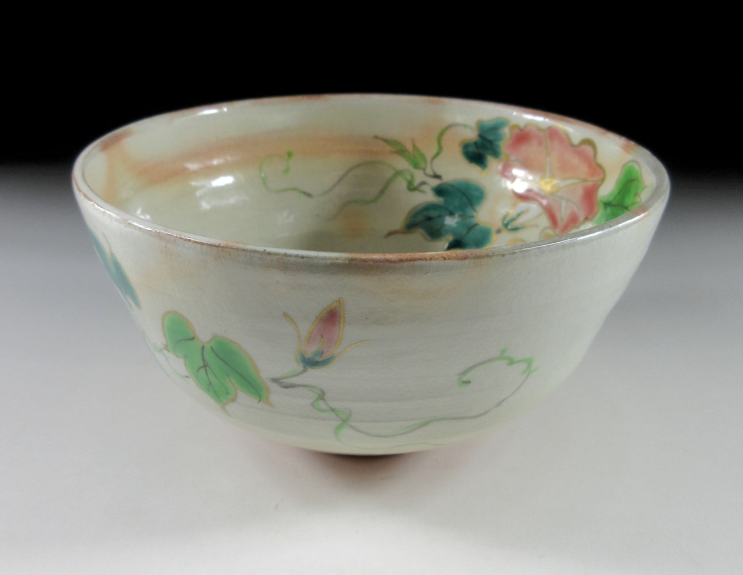 Oshikoji Gama Morning Glory Chawan