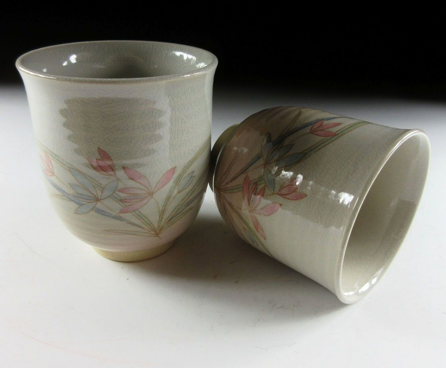 Pair of Hagi-ware Yunomi