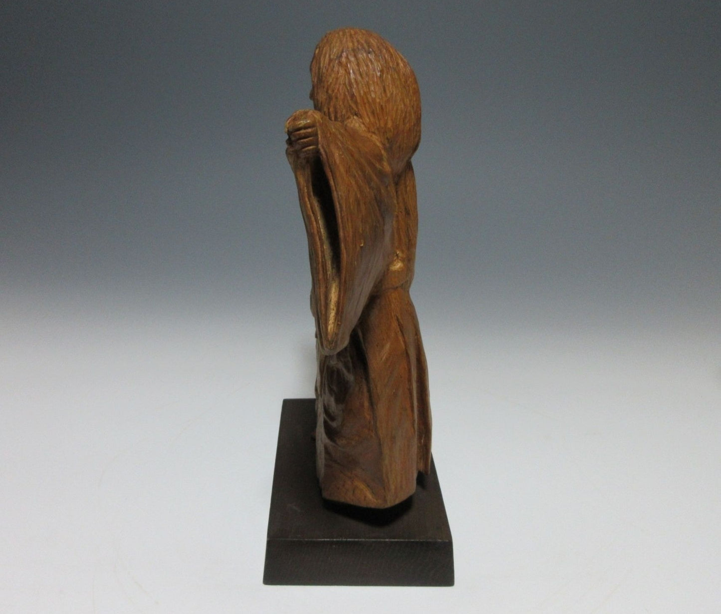 Vintage Noh Wood Carving