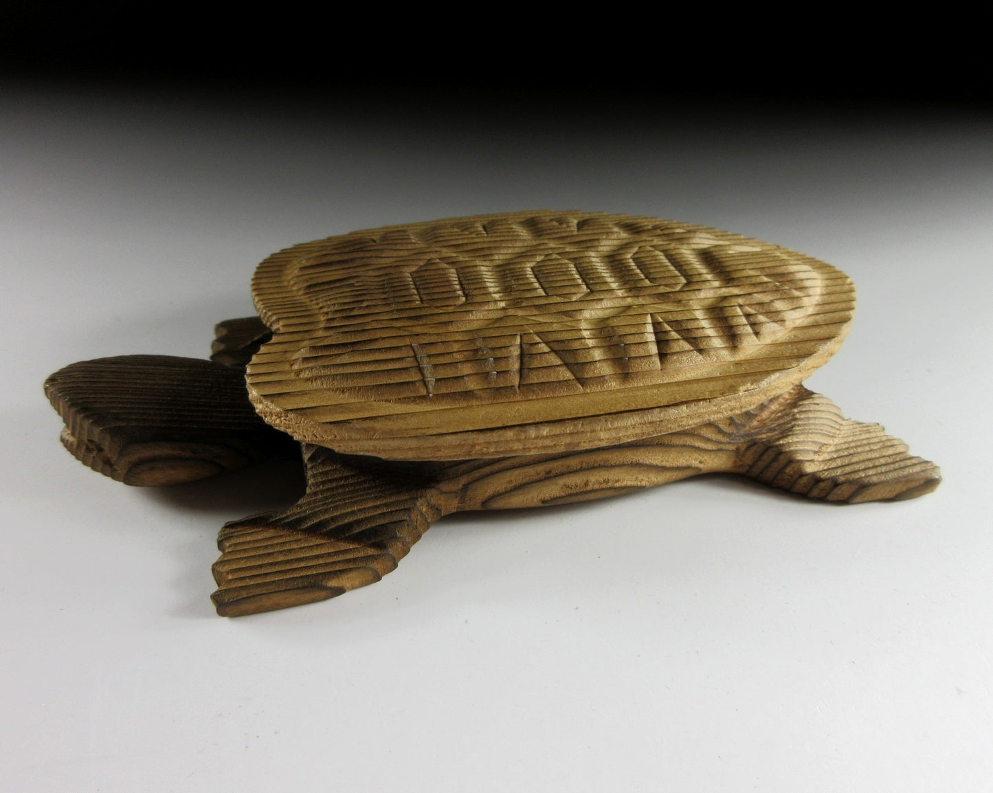 Hand Carved Nezuko Turtle Box