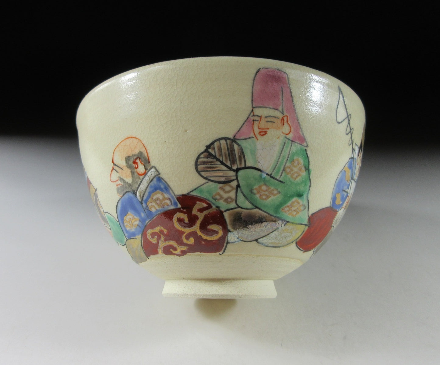 Kyo-ware Shichifukujin Chawan